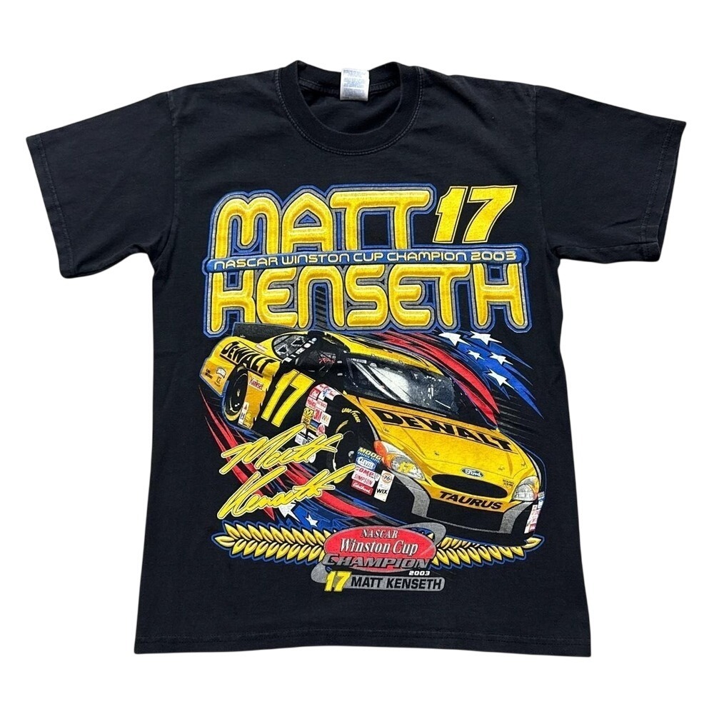 Vintage Y2K 2003 Nascar Matt Kenseth Champion T-Shirt M